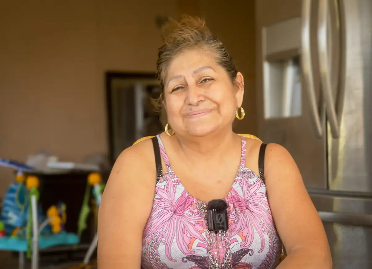 Grateful homeowner receives aid