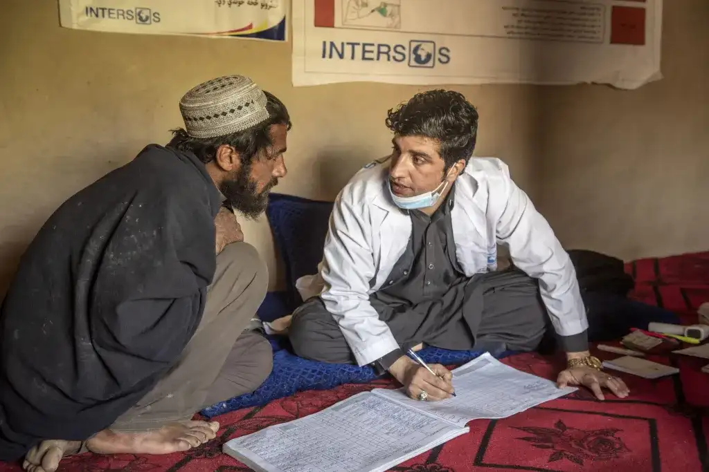 Afganistan Eathquakes Responder in action